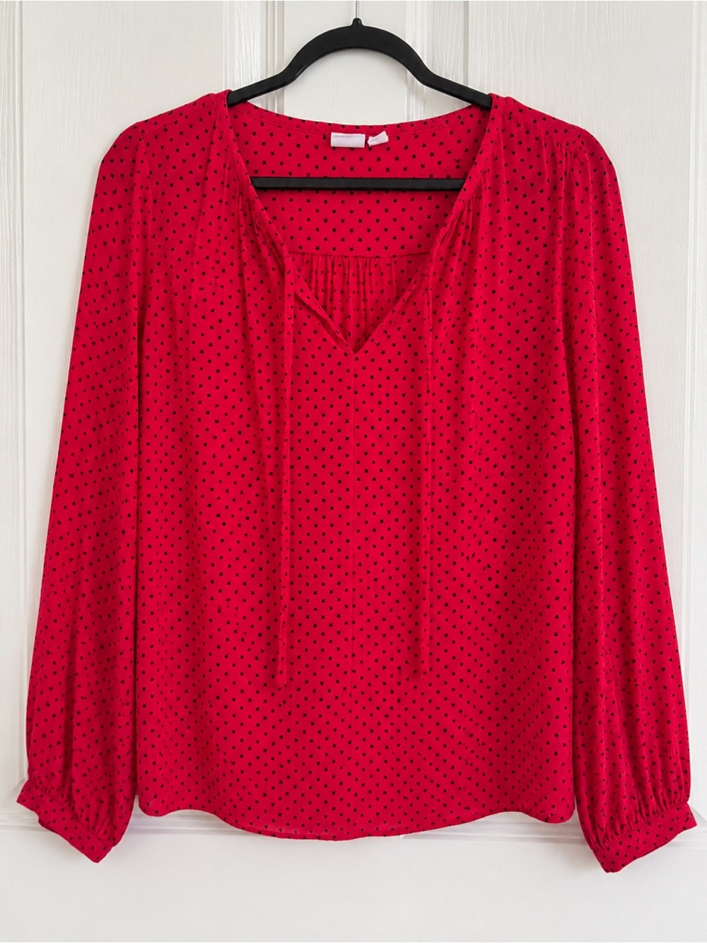 Gap - Red stars Dot Long-Sleeve Blouse
